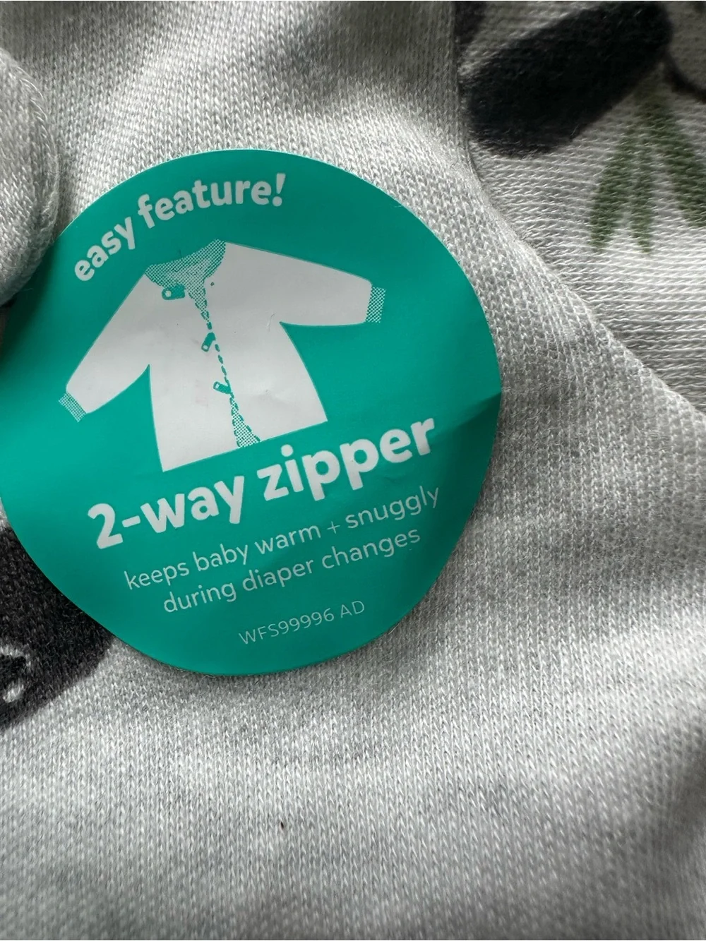 Carters Child Of Mine Preemie Footed Sleeper Panda 2 Way Zipper